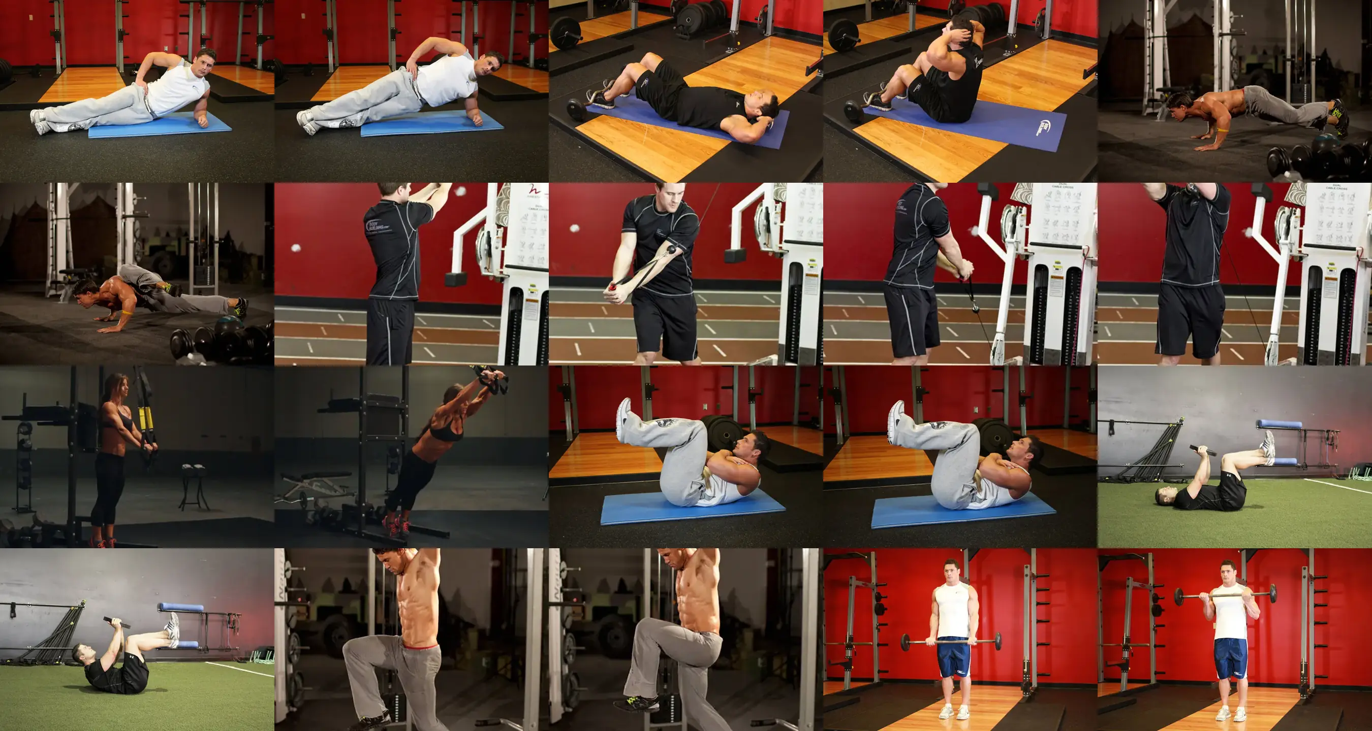 Plancha lateral: posición inicial