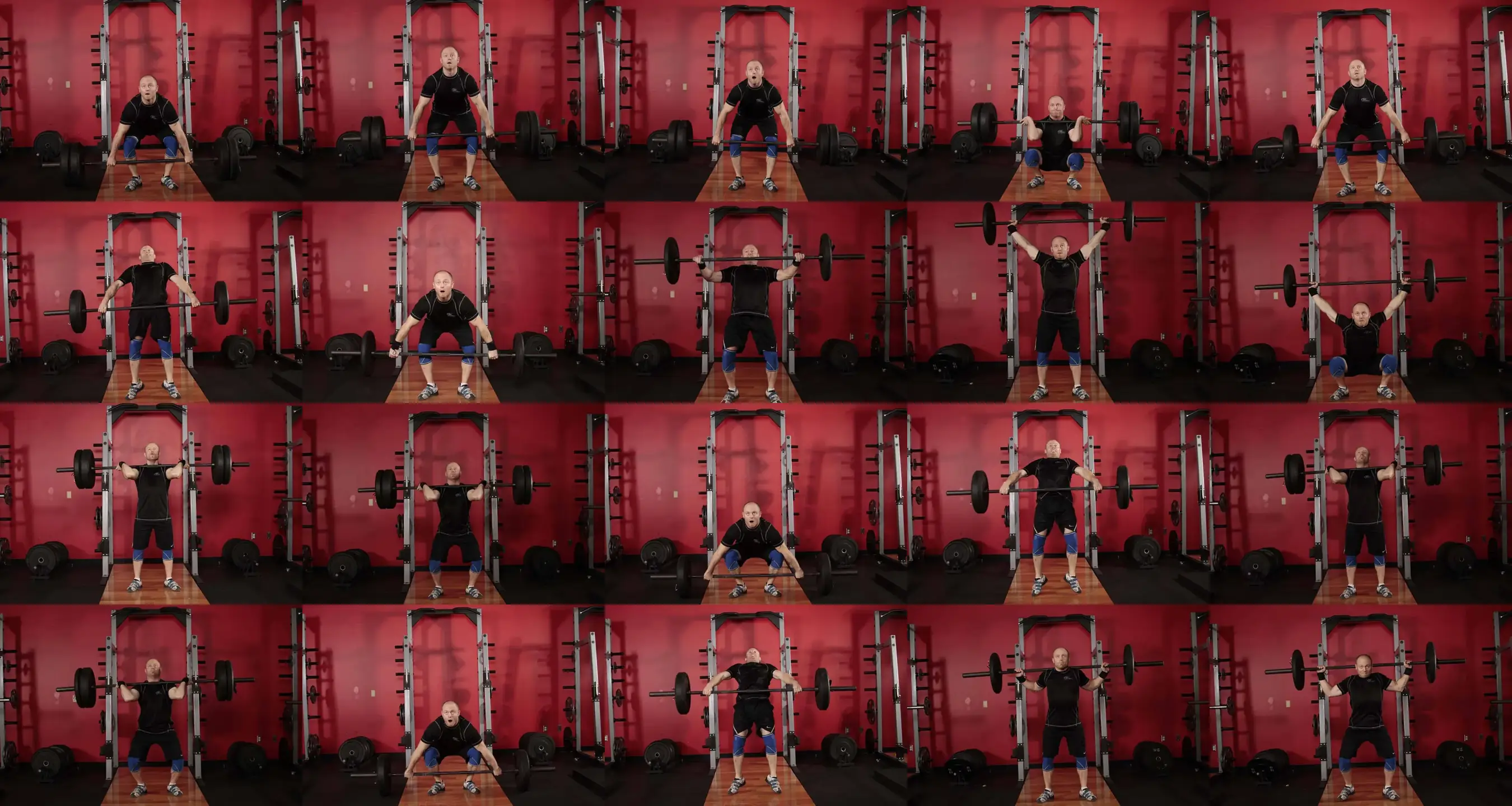 Push press: posición inicial